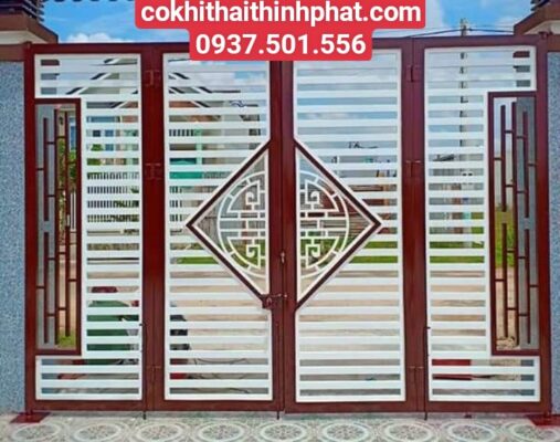 cổng sắt hộp