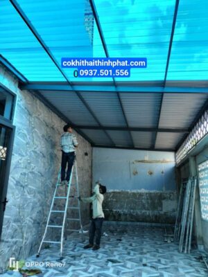 Quy trình thi công mái tôn tại quận Phú Nhuận của chúng tôi