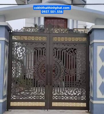 cửa cổng sắt CNC 