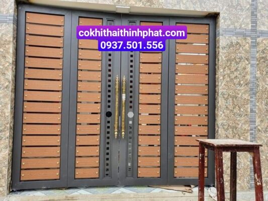 Làm cổng sắt theo yêu cầu, tùy chỉnh phù hợp với không gian nhà bạn