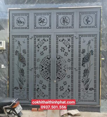 Tốp 100 mẫu cửa cổng sắt CNC đẹp nhất