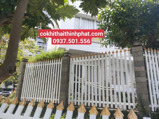 Thi công hàng rào sắt giá rẻ tại quận Bình Thạnh