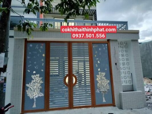 Dịch vụ thi công cửa cổng sắt tại quận Tân Phú 