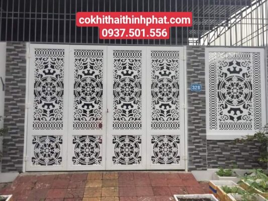 Tốp 100 mẫu cửa cổng sắt CNC đẹp nhất