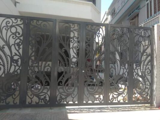 Dưới đây là tóp những mẫu cửa cổng sắt CNC đẹp nhất