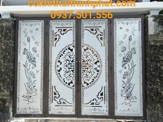 Thợ làm cửa cổng sắt cnc tại quận 9
